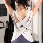 Mana Muse double cross back top 1054