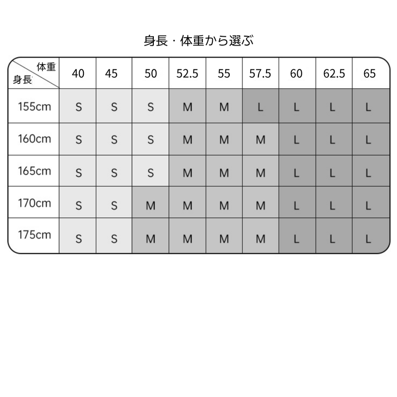 サイズ表