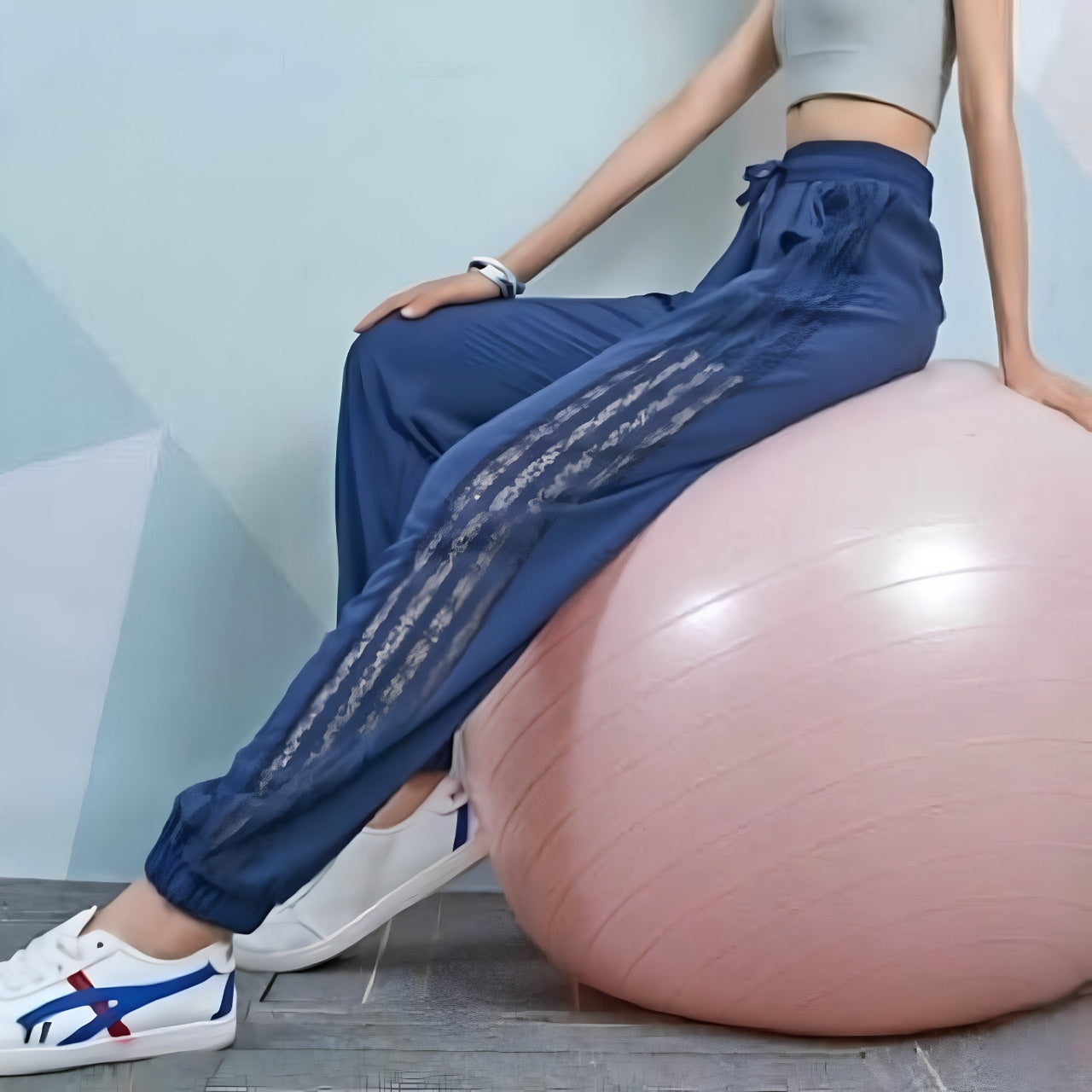 Mana Muse Line pants with mesh sides 1456