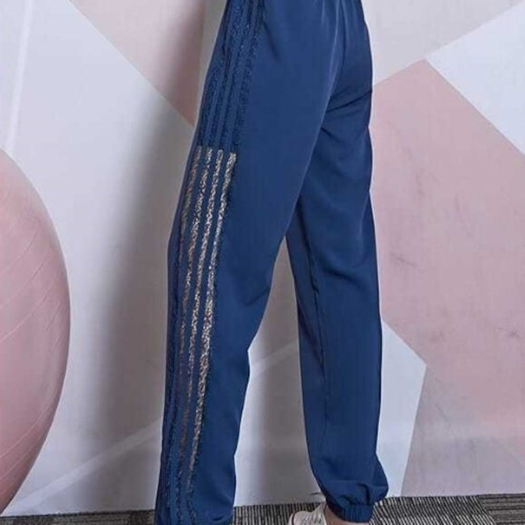 Mana Muse Line pants with mesh sides 1456