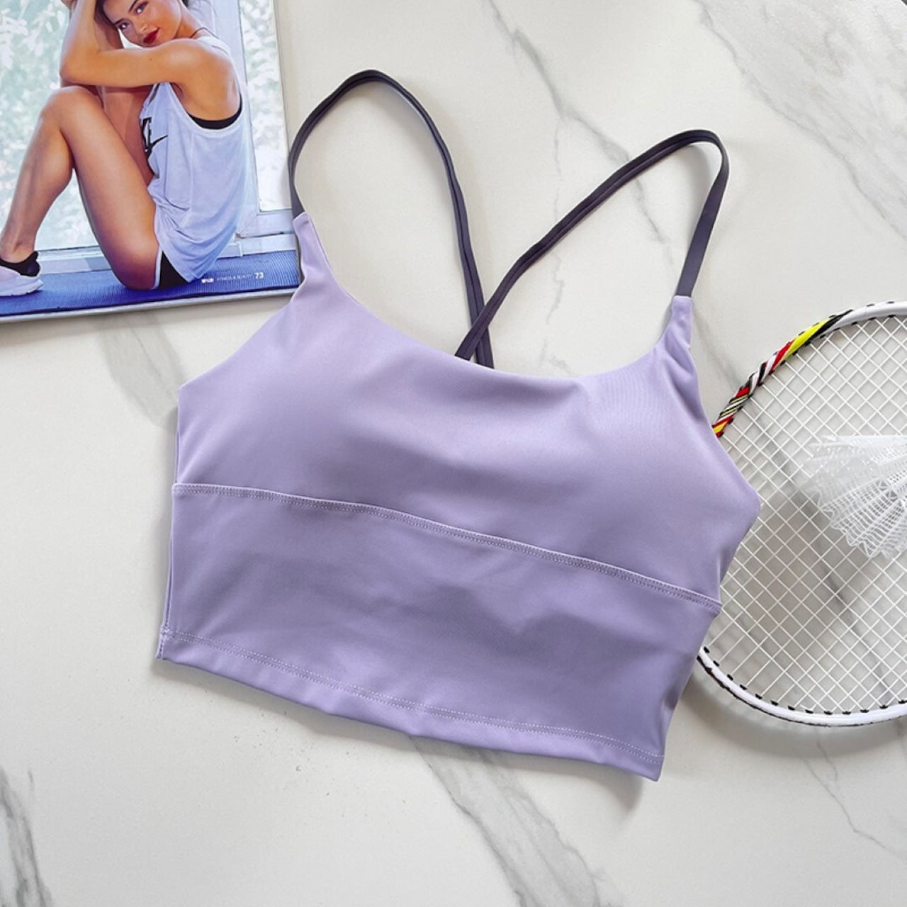 Mana Muse dull color bra top 1519