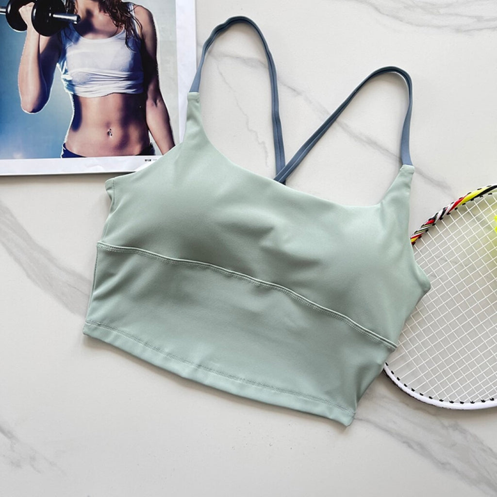 Mana Muse dull color bra top 1519