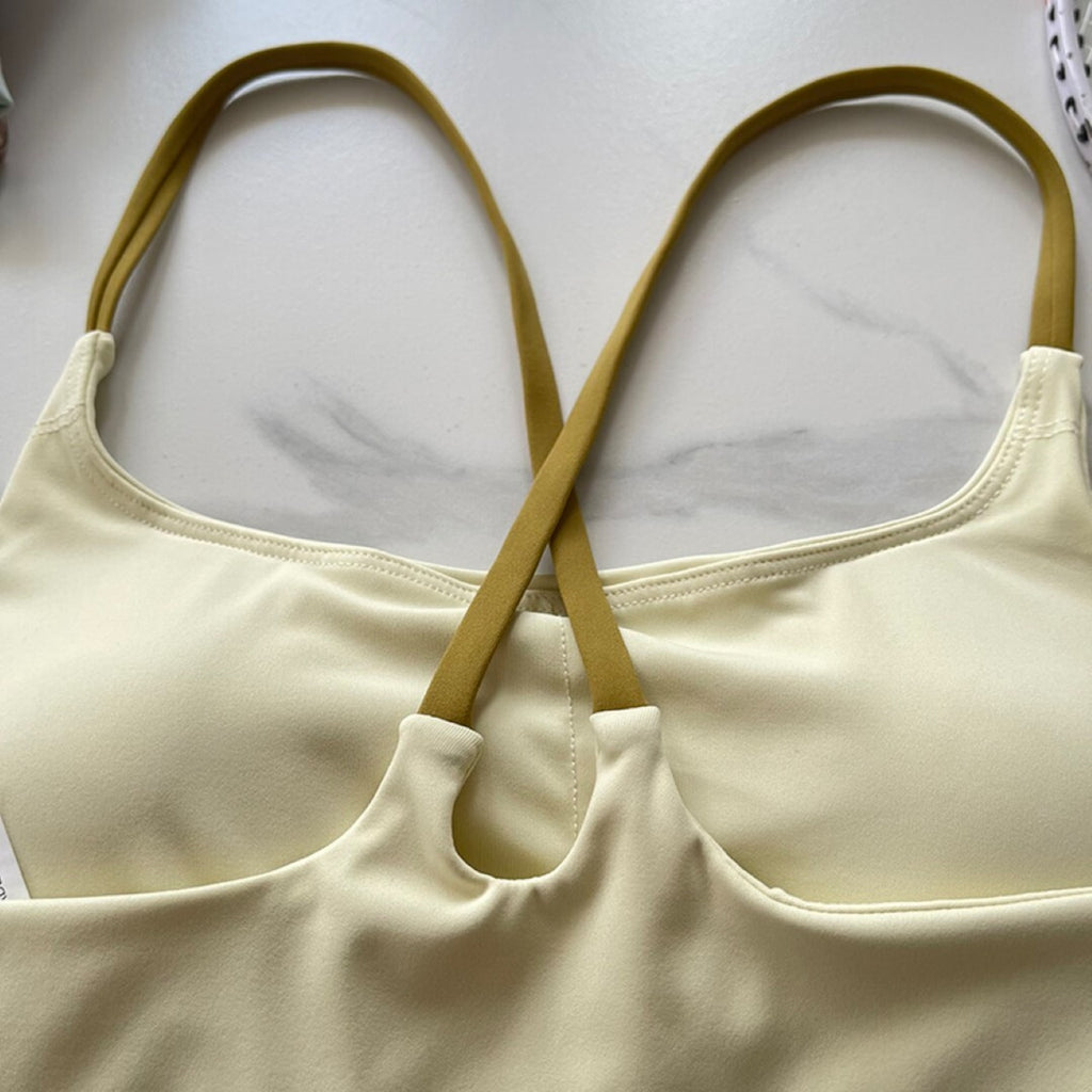 Mana Muse dull color bra top 1519