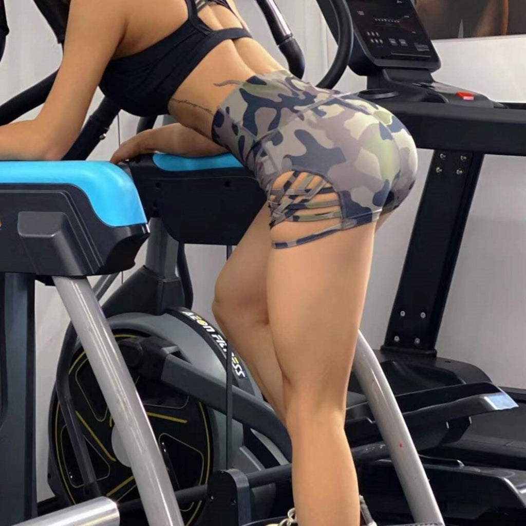 Mana Muse side cross sexy sports hot pants 1588