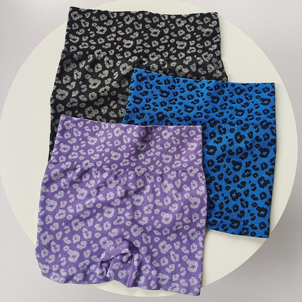 Mana Muse leopard print short leggings 1596