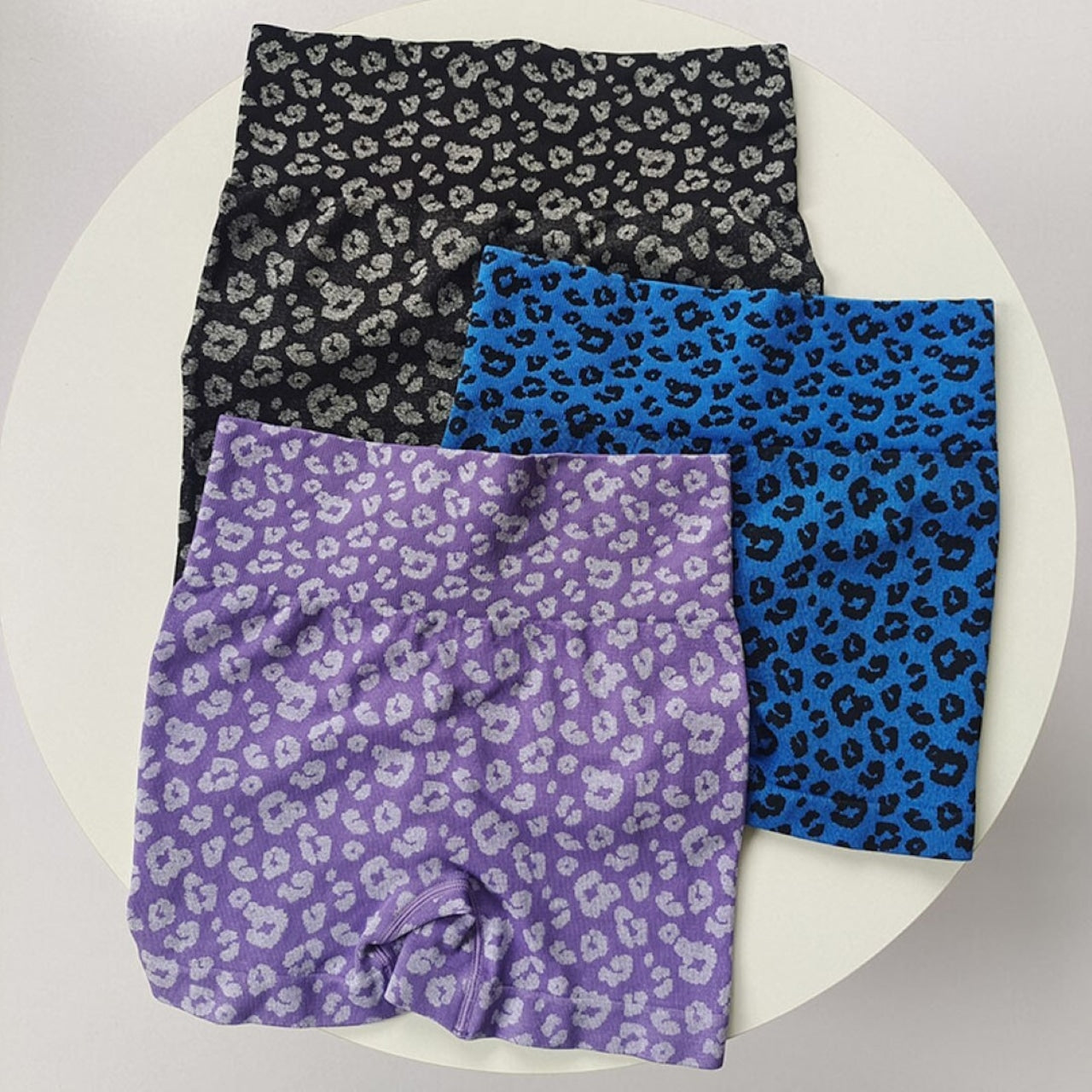 Mana Muse leopard print short leggings 1596