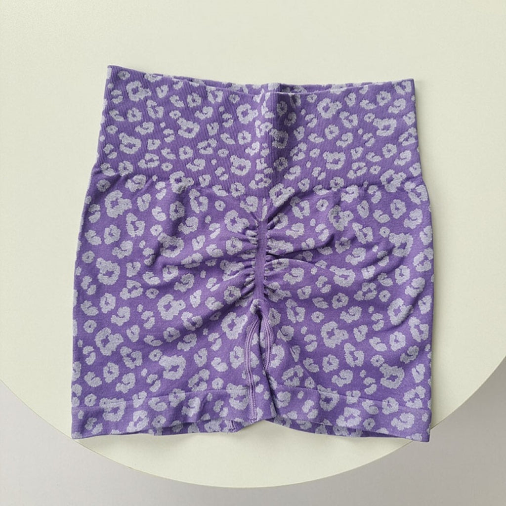 Mana Muse leopard print short leggings 1596