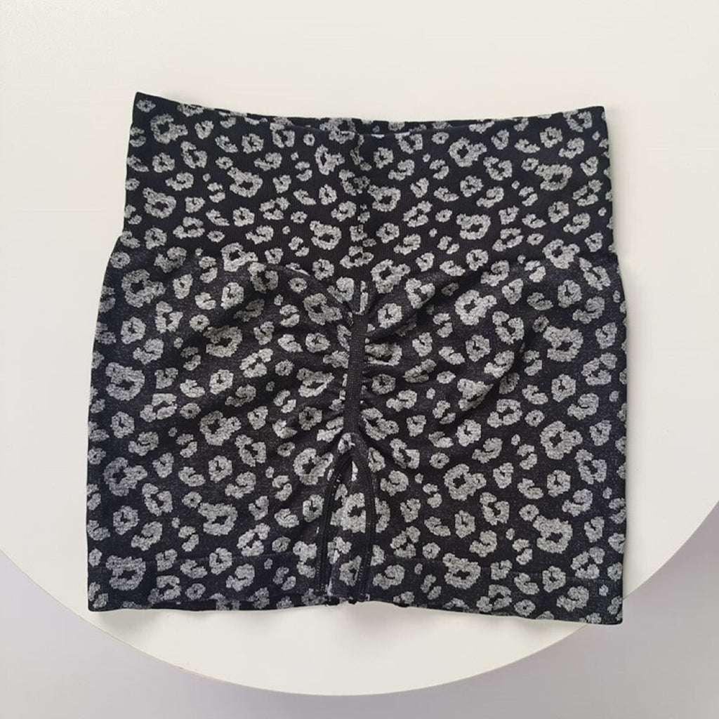 Mana Muse leopard print short leggings 1596
