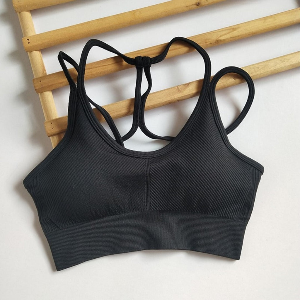 Mana Basic Slim Beautiful Back Bra Top 1624