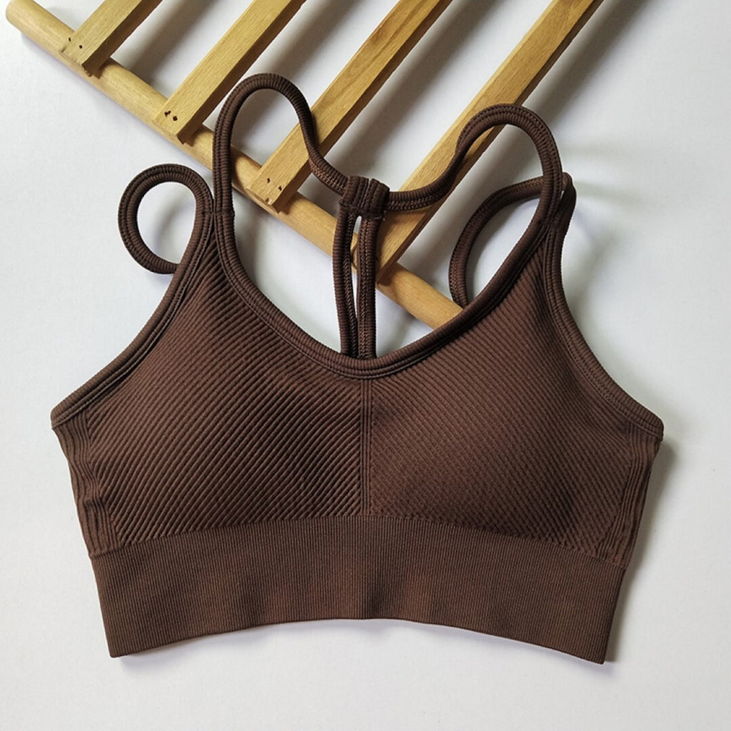 Mana Basic Slim Beautiful Back Bra Top 1624