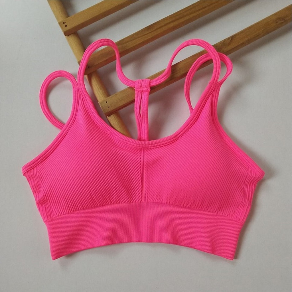 Mana Basic Slim Beautiful Back Bra Top 1624