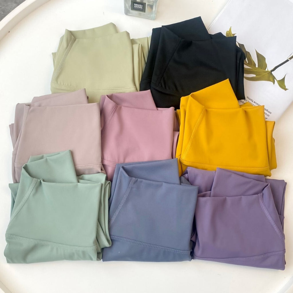 Mana Basic simple dull leggings 1661