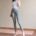 Mana Muse high waist hip leopard print leggings 1662