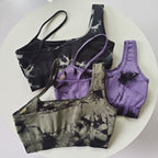 Mana Muse Sports tie-dye one-shoulder bra top 1680