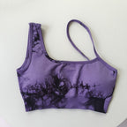 Mana Muse Sports tie-dye one-shoulder bra top 1680