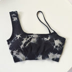 Mana Muse Sports tie-dye one-shoulder bra top 1680