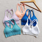 Mana Basic ・Multicolor cross thin shoulder bra 1719