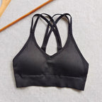 Mana Basic ・Multicolor cross thin shoulder bra 1719