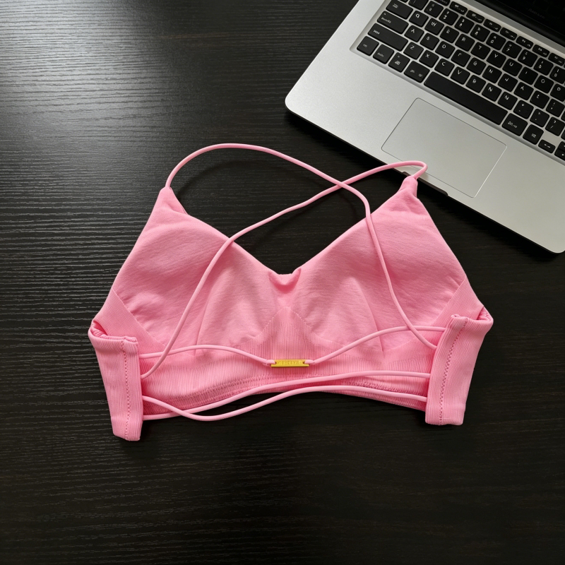Mana Basic ・Multicolor cross thin shoulder bra 1719