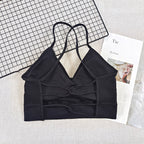 Mana Basic ・Multicolor cross thin shoulder bra 1719