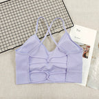 Mana Basic ・Multicolor cross thin shoulder bra 1719