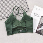 Mana Basic ・Multicolor cross thin shoulder bra 1719