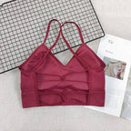 Mana Basic ・Multicolor cross thin shoulder bra 1719