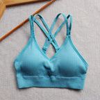 Mana Basic ・Multicolor cross thin shoulder bra 1719
