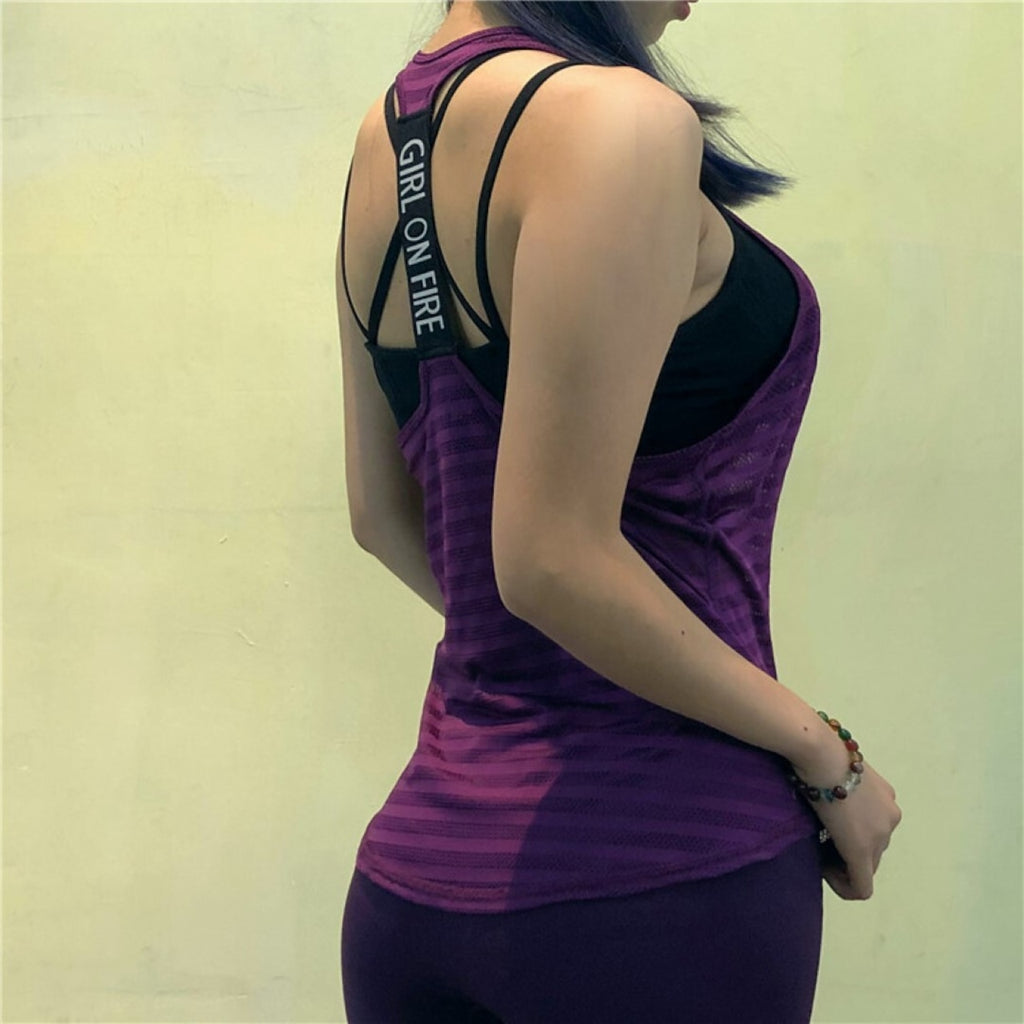 Mana Basic fitness breathable running tank top 5colors 1735