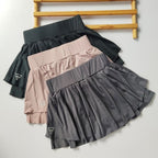 Mana Basic ・Draped quick-drying breathable skirt pants 5colors 1753
