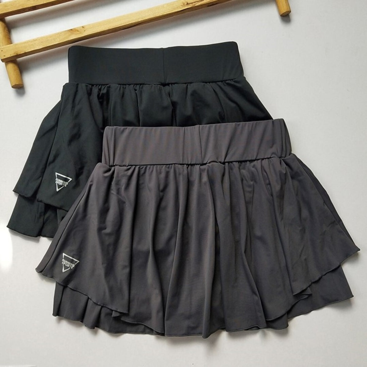 Mana Basic ・Draped quick-drying breathable skirt pants 5colors 1753