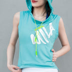 Mana Basic sports sleeveless hoodie 3colors 1774