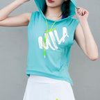 Mana Basic sports sleeveless hoodie 3colors 1774