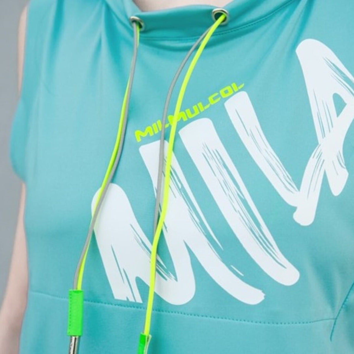 Mana Basic sports sleeveless hoodie 3colors 1774