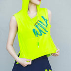 Mana Basic sports sleeveless hoodie 3colors 1774