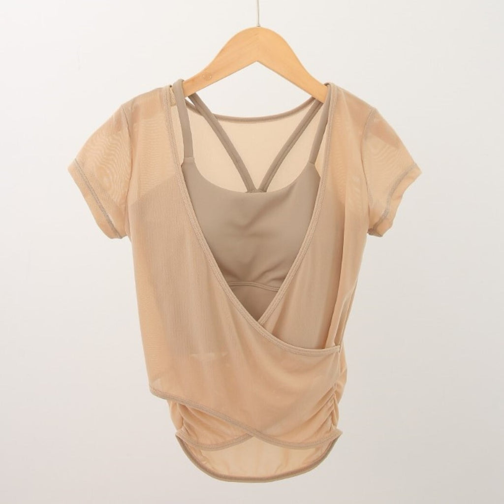 Mana Basic One Cup Mesh Layered Bra Set 1852