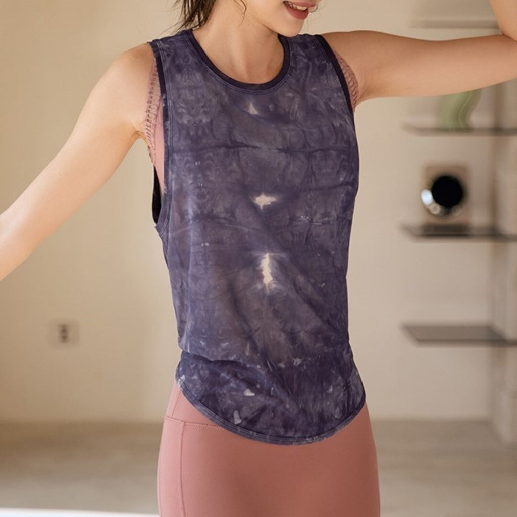 Mana Muse Loose style mesh sleeveless 1859