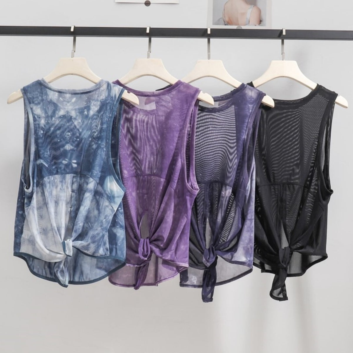 Mana Muse Loose style mesh sleeveless 1859