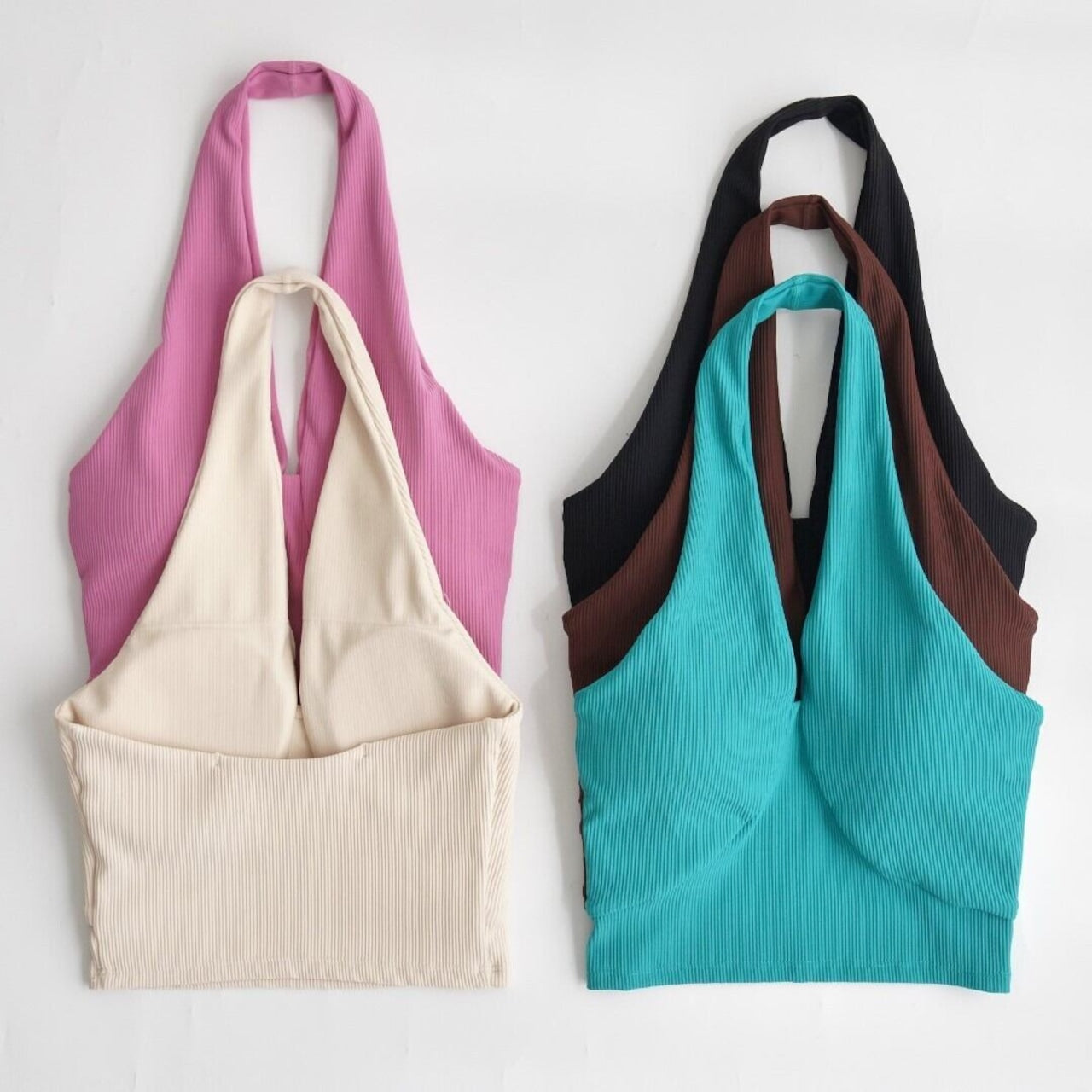 Mana Basic Quick-drying fitness hold neck top 1927