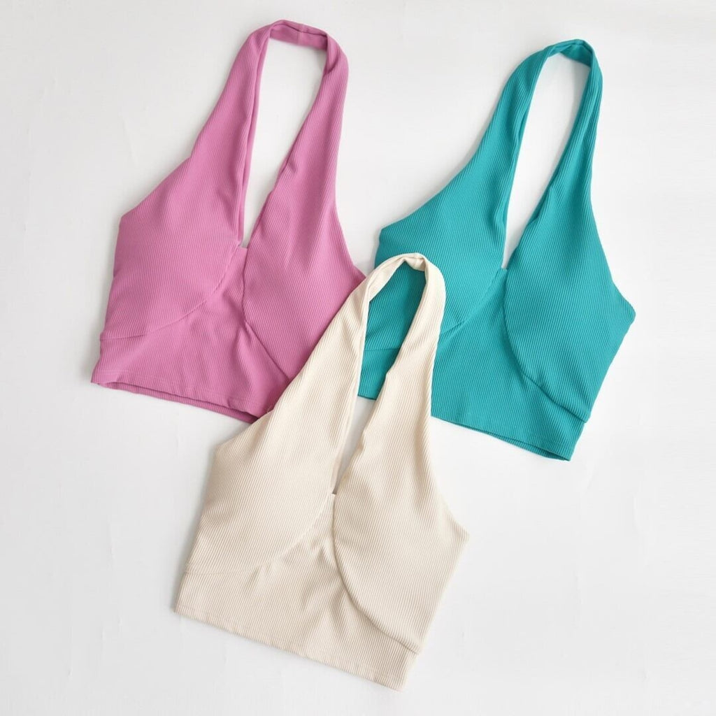 Mana Basic Quick-drying fitness hold neck top 1927