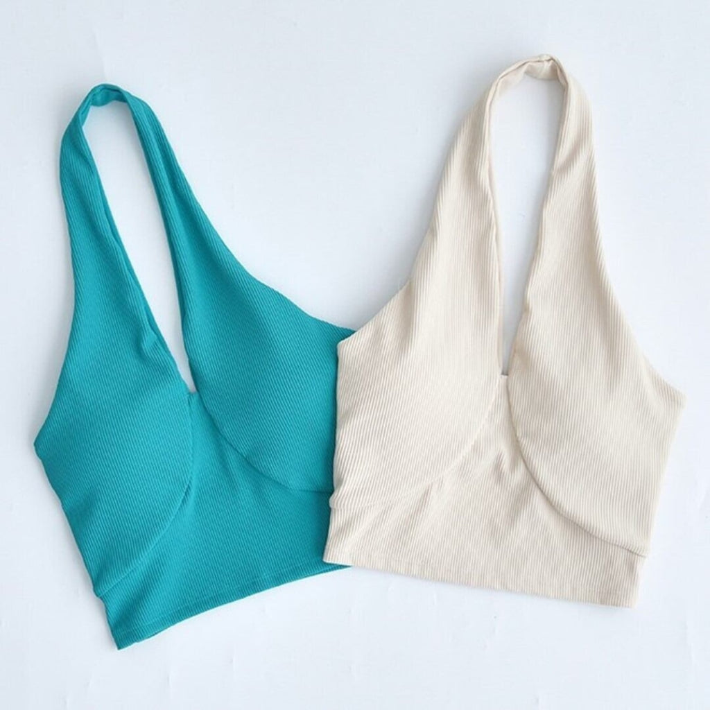 Mana Basic Quick-drying fitness hold neck top 1927