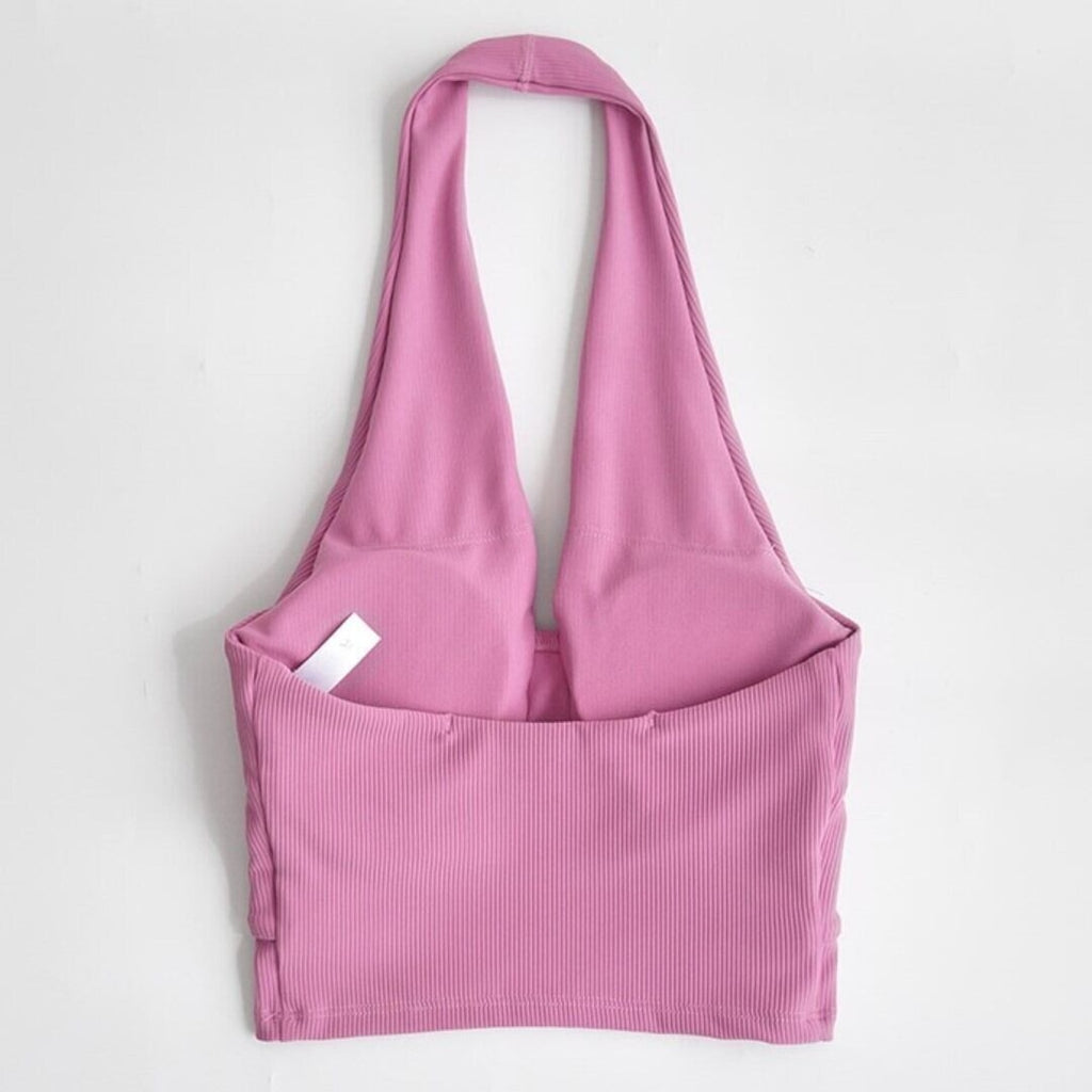 Mana Basic Quick-drying fitness hold neck top 1927