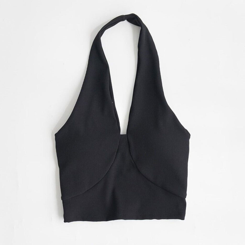 Mana Basic Quick-drying fitness hold neck top 1927