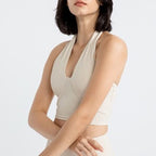 Mana Basic Quick-drying fitness hold neck top 1927