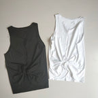 Mana Basic simple open back tops 1935
