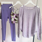 Mana Muse Purple floral pattern value 3-piece set 1989