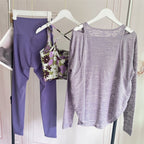 Mana Muse Purple floral pattern value 3-piece set 1989