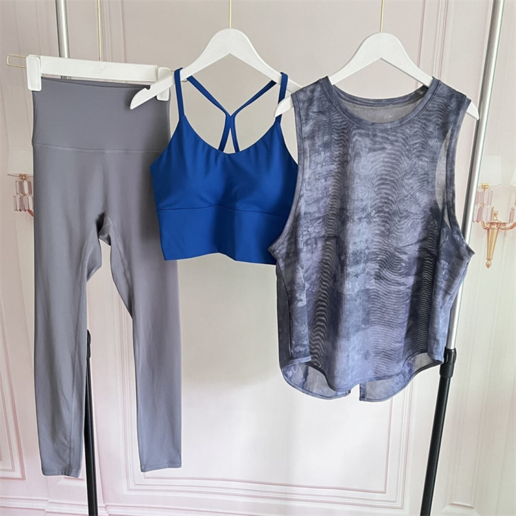 Mana Muse Yoga special blue 3 piece set 2028
