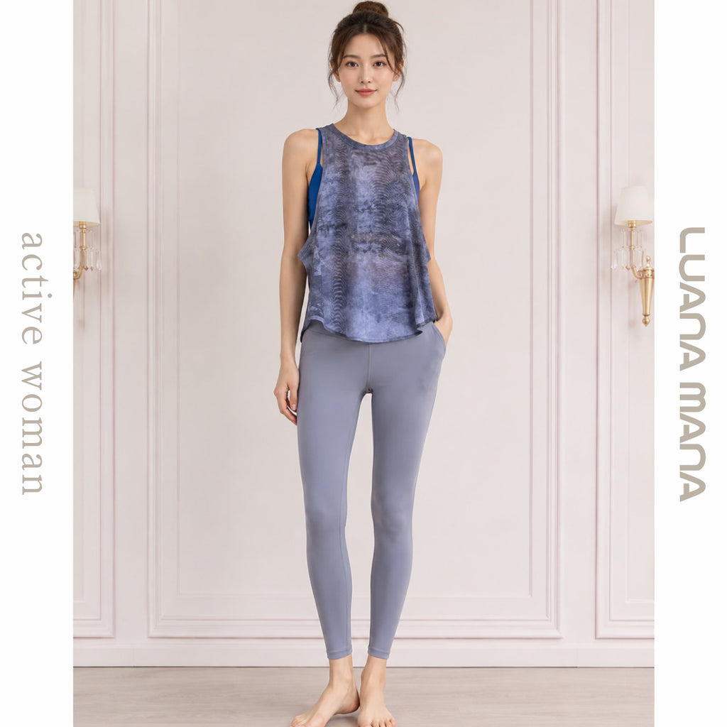 Mana Muse Yoga special blue 3 piece set 2028