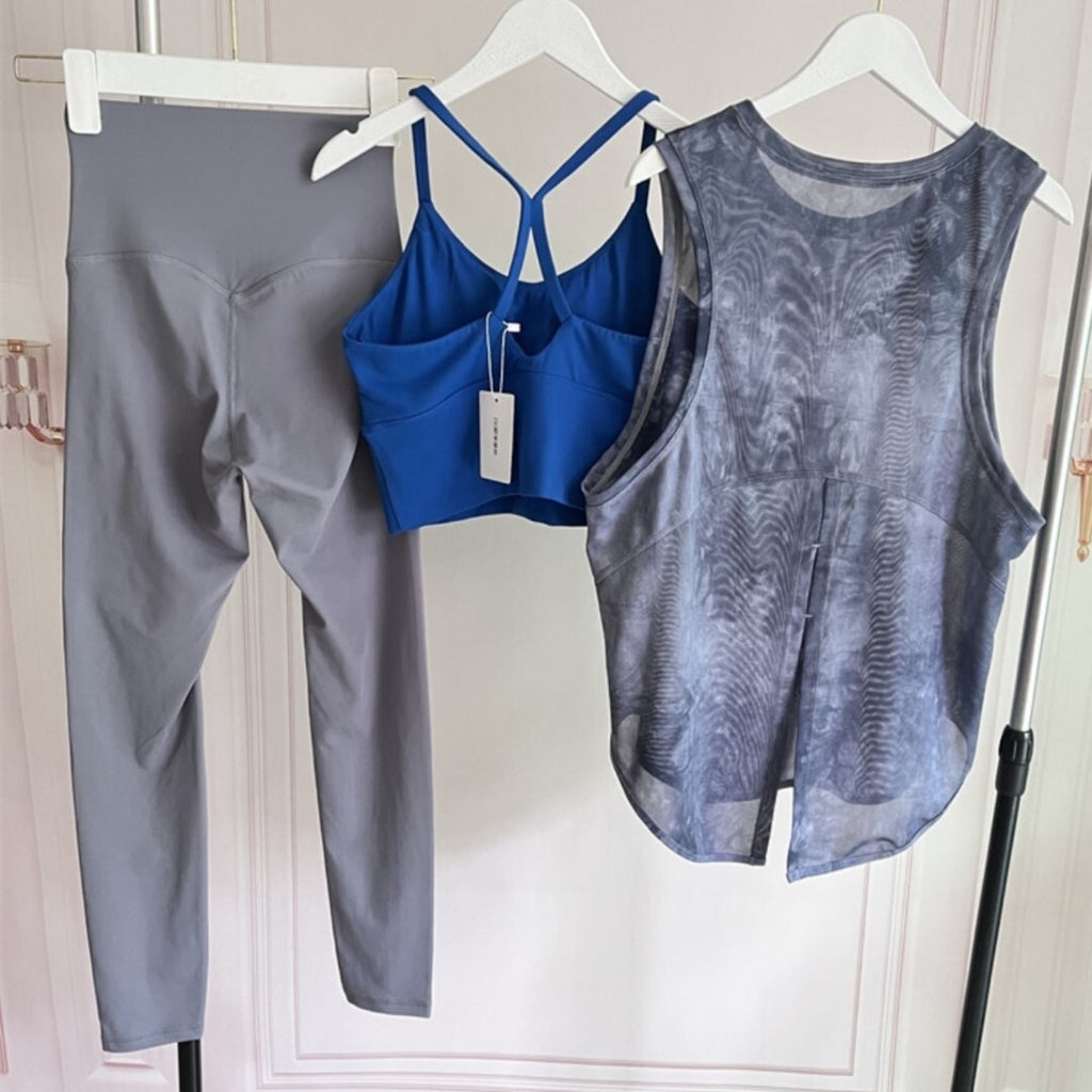 Mana Muse Yoga special blue 3 piece set 2028